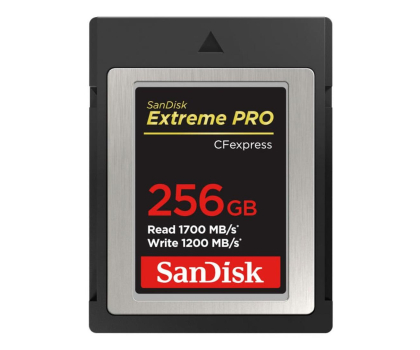 Karta pamięci CFexpress Sandisk 256GB Extreme PRO CFexpress 1700/1200 MB/s